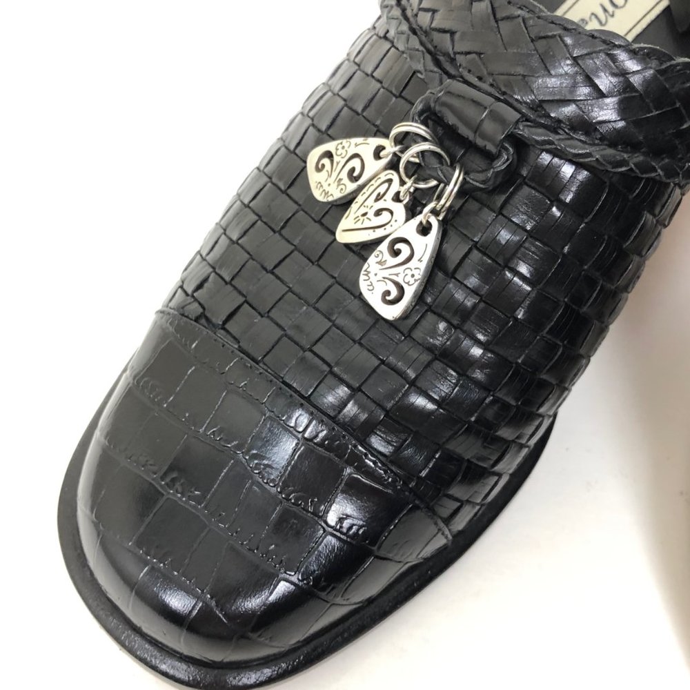 Brighton Frankie Black Basketweave Mule - Picture 4 of 8